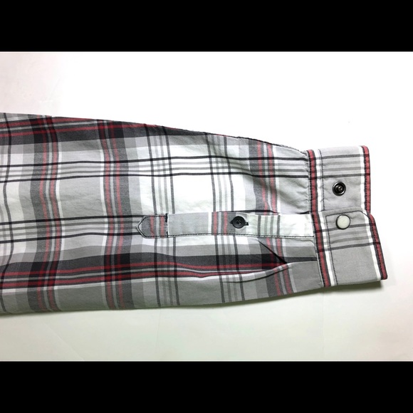 EXPRESS Men’s Shirt Western L/S 2 Pockets W/Lids - Picture 8 of 8